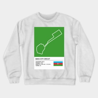 Baku City Circuit [info] Crewneck Sweatshirt